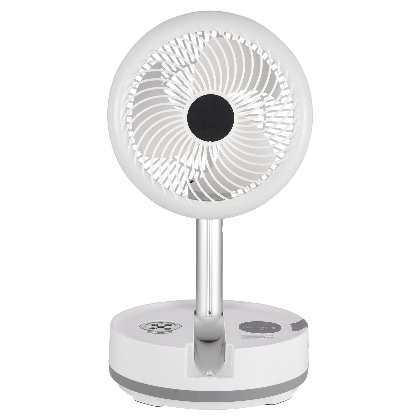 10 Inch Foldable Rechargeable Oscillating Fan 3 In 1 Remote 9 Speeds_voghion.com